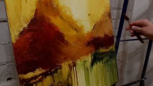 ЖИВОПИСЬ МАСТИХИНОМ. Научиться писать картины мастихином. Живопись маслом. Урок/мастер - класс...#1