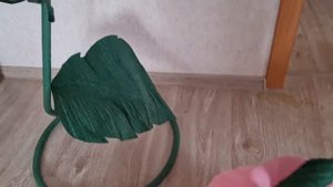 Ростовая роза из гофрированной бумаги / ОБЗОР