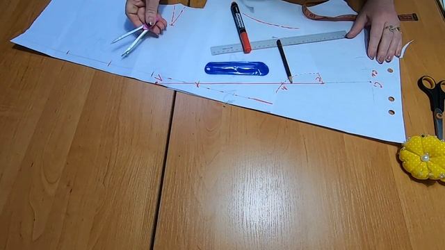 Построение английского воротника к жакету. Пошаговый мастер класс.mp4