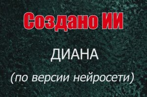 Женщины с именем Диана по версии нейросети