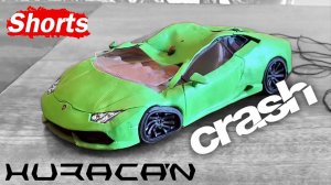 На Lamborghini Huracan уронили пианино РАЗБИЛИ В ТОТАЛ #Shorts