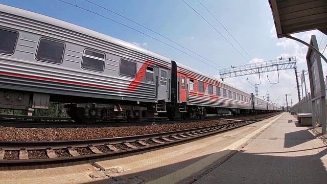 ЭП1-346 c поездом Саратов - Адлер смотреть онлайн