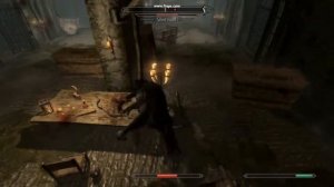 Skyrim: I'll EAT your FACE... Oops it's gone