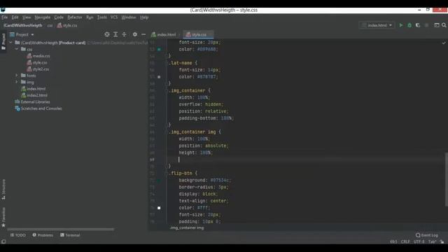 Высота картинки - равная ее ширине | адаптивные картинки | Верстка HTML CSS смотреть онлайн