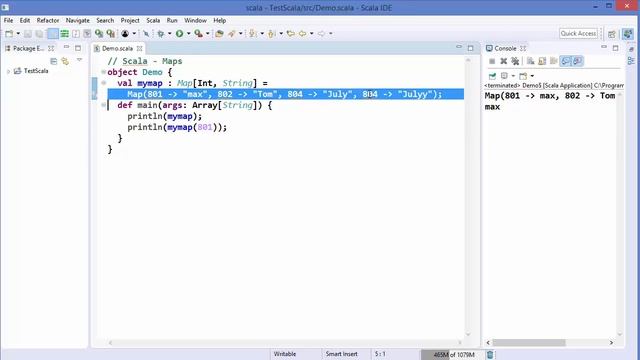 Scala Tutorial 21 - Scala Maps