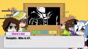 Chara parents react to villain sans squad opening/gacha club /gacha life /undertale[blood warning]