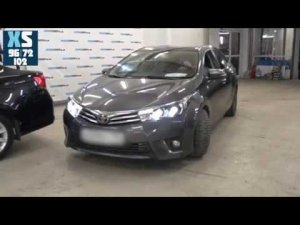 Toyota Corolla | Установка четырех диодных линз