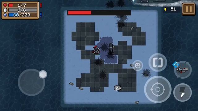 Победа над непоколебимым волноломом Soul knight. Новое обновление. смотреть онлайн