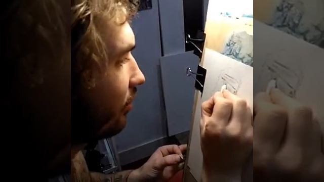 Дима Багир творит эскиз для будущей ТАТУХИ! смотреть онлайн