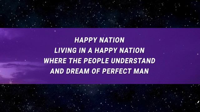 Ace of Base - Happy Nation (Lyrics)