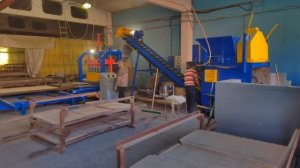 Запуск вибропресса Рифей Буран, для производства тротуарной плитки и брусчатки