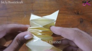 How to make Folded paper lanterns | Latest Origami night lamps | Easy DIY Paper lamps