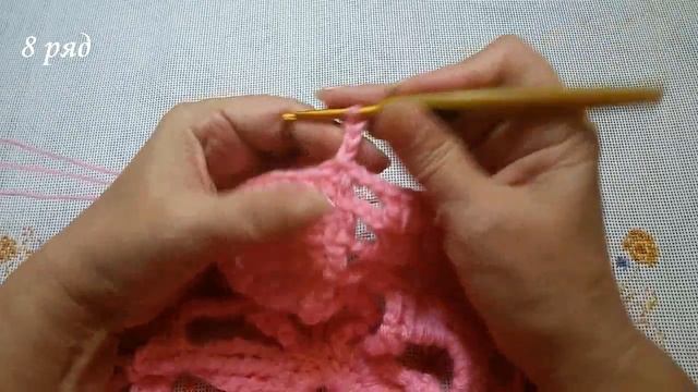 Овальный коврик крючком.Часть 2.Oval crochet Mat.Part 2. смотреть онлайн