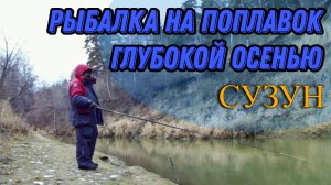 Осенняя рыбалка (Сузун) 6 ноября 2022 г. Рыбалка на поплавок, глубокой осенью.