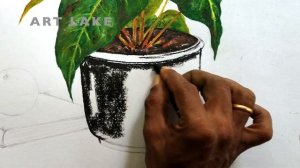 HOW TO DRAW ANTHURIUM  ART LAKE