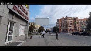 Вниз по ул. Серебренниковская. Новосибирск.