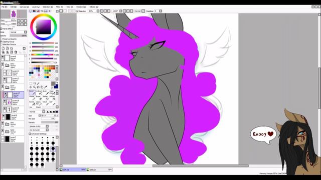 MLP Princess Celestia Glowing Tattoos [Speedpaint] смотреть онлайн