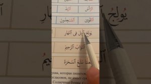 16 урок по книжке рецитация Корана. Солнечная буква лям (آل)