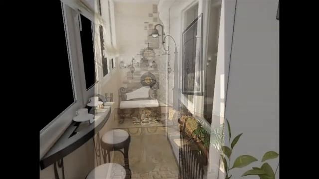 Дизайн балкона. Фото.