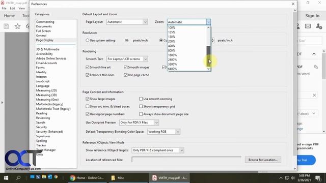 Change the Default Zoom Level When Opening Files With Adobe Acrobat Reader смотреть онлайн