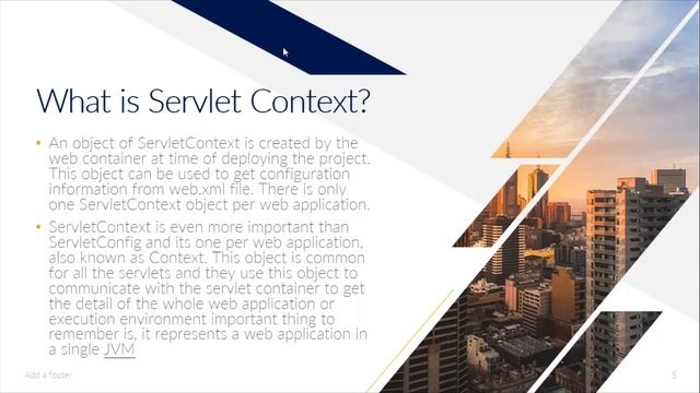 How to use Servlet Context смотреть онлайн