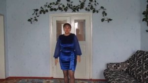 Сшить платье из велюра .