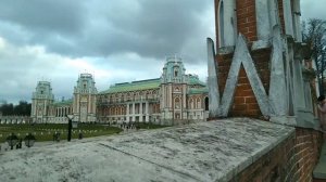 Осенняя прогулка по парку Царицыно, дворец, Москва Walking tour in Tsaritsino park and around palac