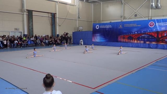 Открытое первенство города Красноярска по эстетической гимнастике команда Сапфир смотреть онлайн
