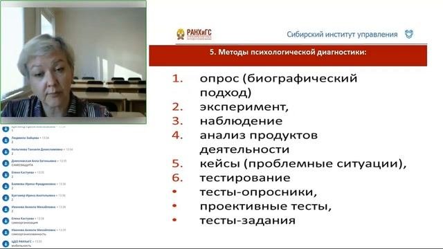 Методы оценки личностного потенциала