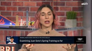 Evaluating Juan Soto's spring training for the Yankees so far | Baseball Night in NY | SNY