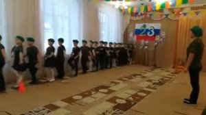 Военный марш в детском саду.