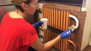 Радиатор отопления / ремонт / тест новой краски