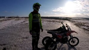 СКОЛЬКО СТОИТ ЕЗДА НА ПИТБАЙКЕ ЗИМОЙ???