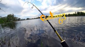 Рыбалка на ультралайт на озере, ловля окуня на озере, микроджиг