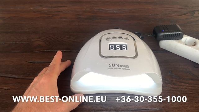 Sun X5 MAX nail led lamp - UV led lámpa műköröm építéshez. смотреть онлайн