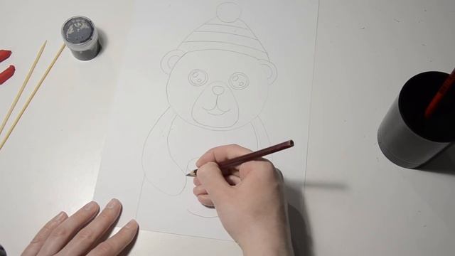 Мастер-класс "Медведь в технике граттаж" смотреть онлайн