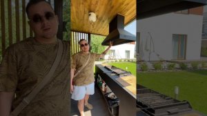 Беседка в стиле LOFT с мангальной зоной!