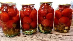 С ЭТИМ РЕЦЕПТОМ ПОМИДОР НА ЗИМУ НИКОГДА НЕ РАСПРОЩАЮСЬ, УЖ ОЧЕНЬ ВКУСНЫЕ маринованные помидоры!