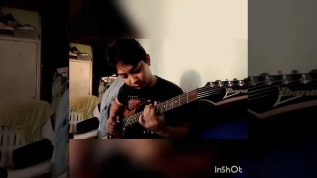 Practicing improvisation - guitar solo Am смотреть онлайн