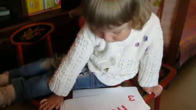 Марина читает в 2 года 4 месяца. Методика Домана смотреть онлайн