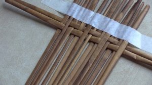 Паркетное плетение из бумажных трубочек