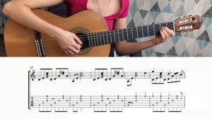 Johnny Cash - Hurt / Fingerstyle Guitar Cover (tabs/notes)