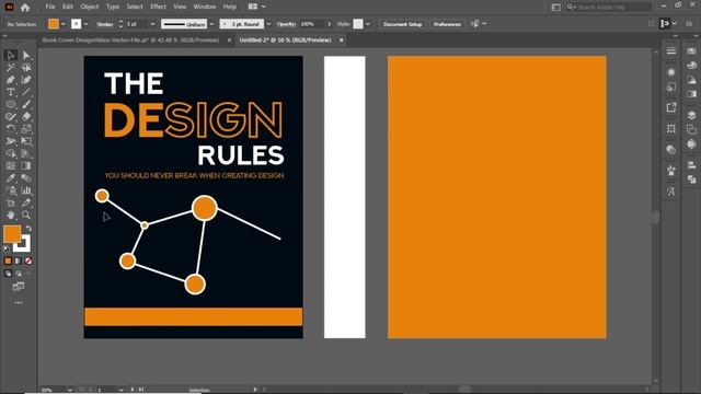 Book Cover Design In Adobe Illustrator cc 2022 | Tutorial смотреть онлайн