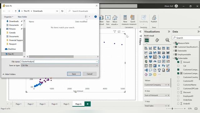 How to  Export Power BI Report Data into Excel or CSV - (Part8) смотреть онлайн