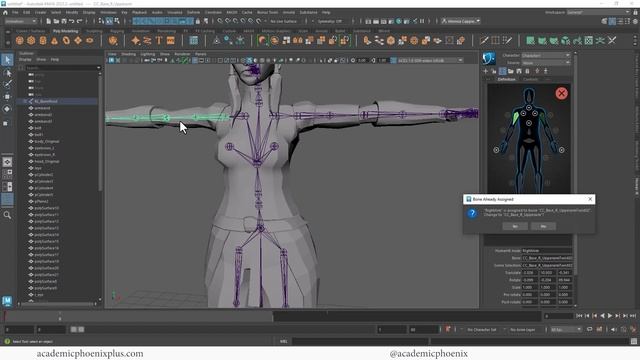 Quickly Rig a Character in accuRig and Maya 2023 HumanIK