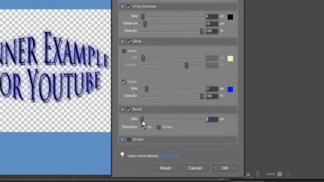 How to make 3D text on Adobe Photoshop Elements смотреть онлайн