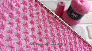 ДЛЯ ТЕХ КТО ВЯЖЕТ ИЗ ПУХА НОРКИ - ЧУДЕСНАЯ СЕТКА СПИЦАМИ