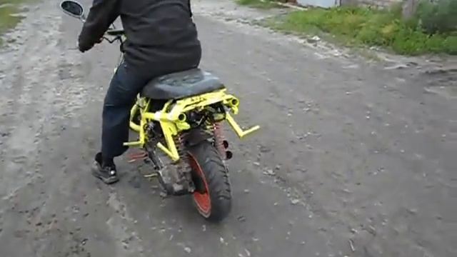 Прикольно скутер переделали под 150 кубов смотреть онлайн