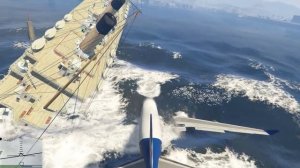 ЧТО БУДЕТ ЕСЛИ НА ТИТАНИК ПОСАДИТЬ САМОЛЕТ В GTA 5?! - ГТА 5 МОДЫ И ЭКСПЕРИМЕНТЫ