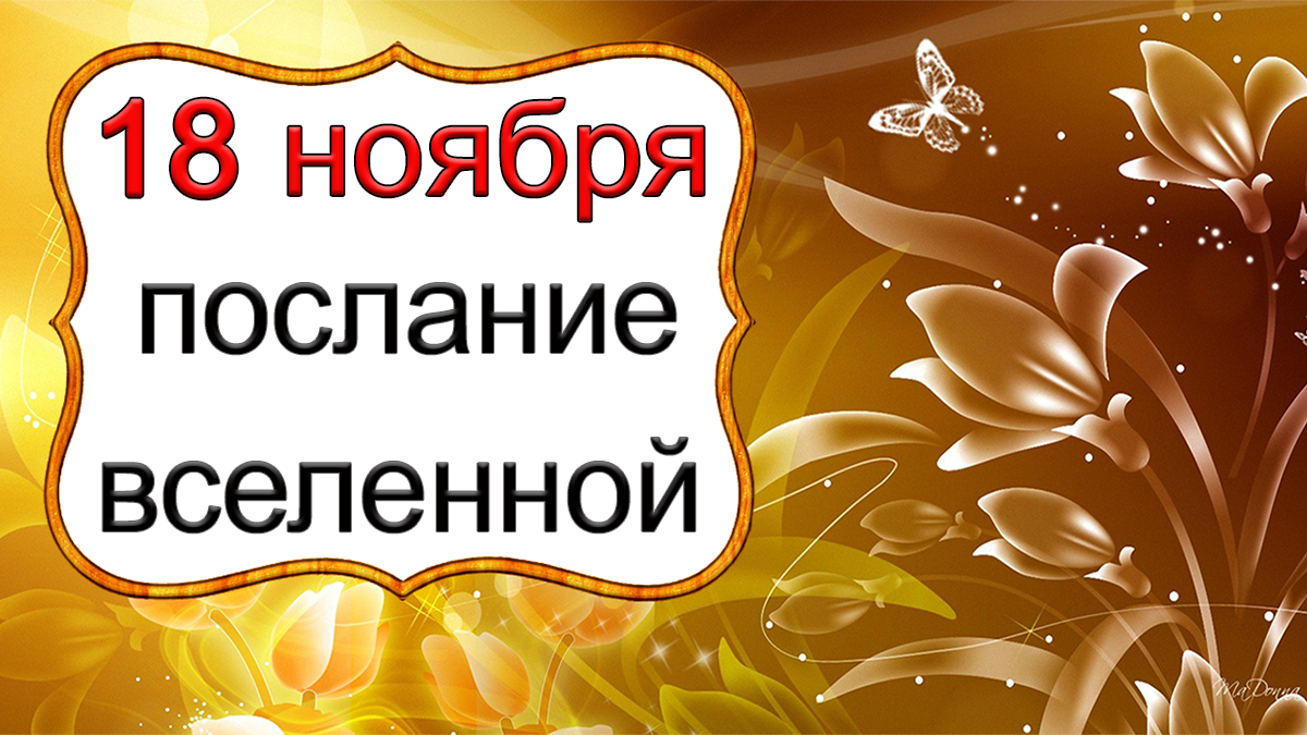ПОСЛАНИЕ ВСЕЛЕННОЙ на 18 ноября.*Эзотерика Для Тебя*